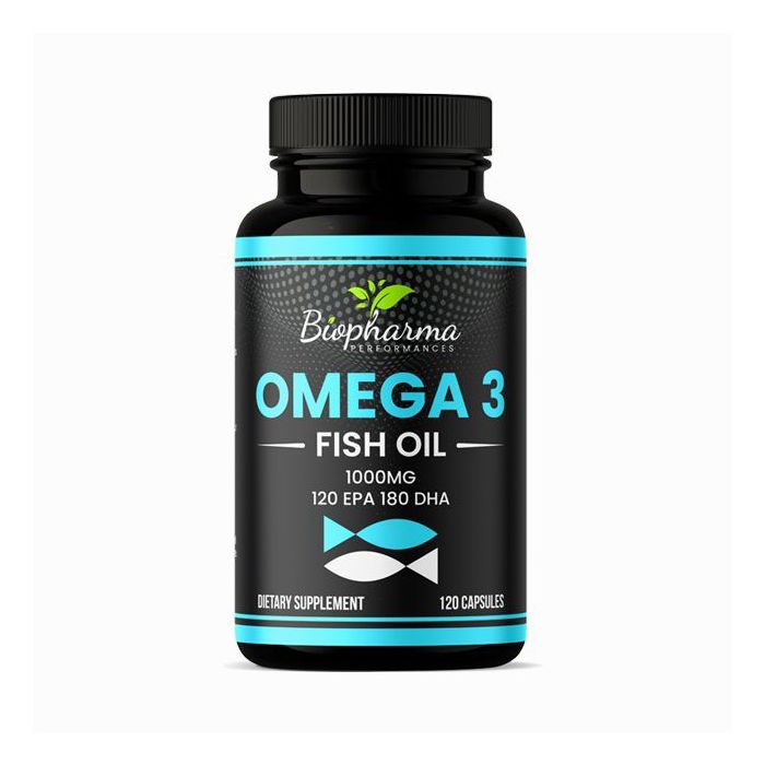 Omega 3 1000mg - Biopharma Performances 120 Capsules
