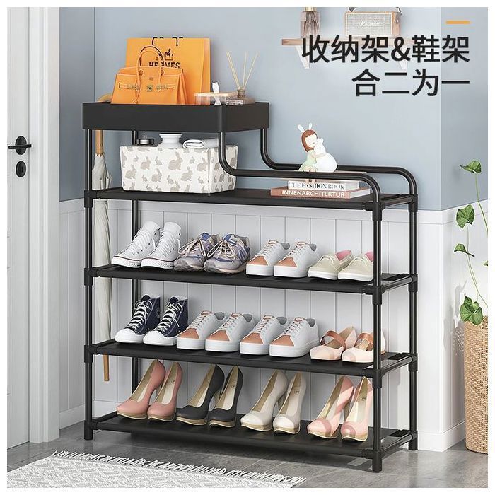 Étagère à chaussures Simple, anti-poussière, économique, multicouche, dispositif de rangement pour armoire à chaussures