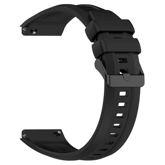 Bracelet souple en silicone pour Huawei Watch GT5 Pro 46mm - Noir