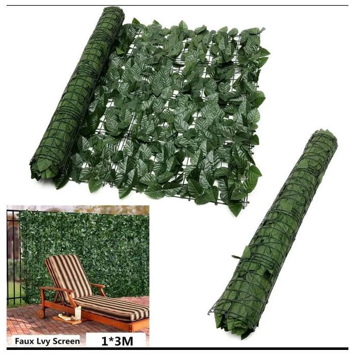 Rouleau Haie treillis jardin le décoration extérieure 3x1 mètres