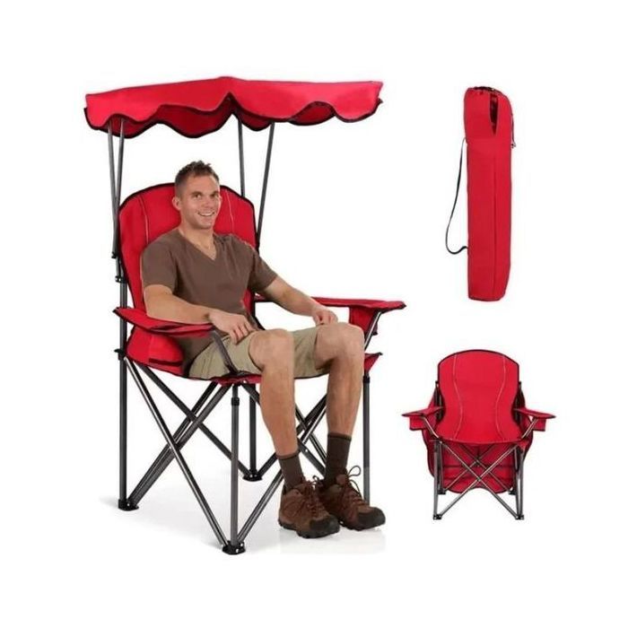 Chaise de Plage - GENERIC - Chaise de Pêche - Polyester 600D - Protection UV - Pliable