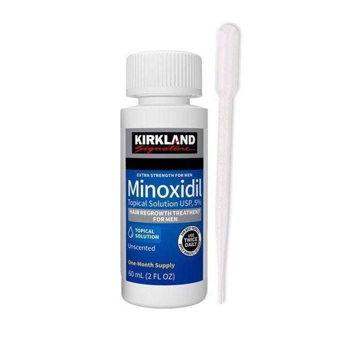 Minoxidil - Kirkland - 5% - 60ml - Traitement anti-chute - Pour hommes