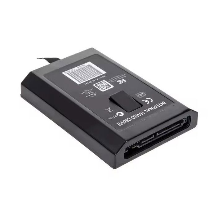 Boitier de disque dur interne pour Xbox 360 Slim, noir