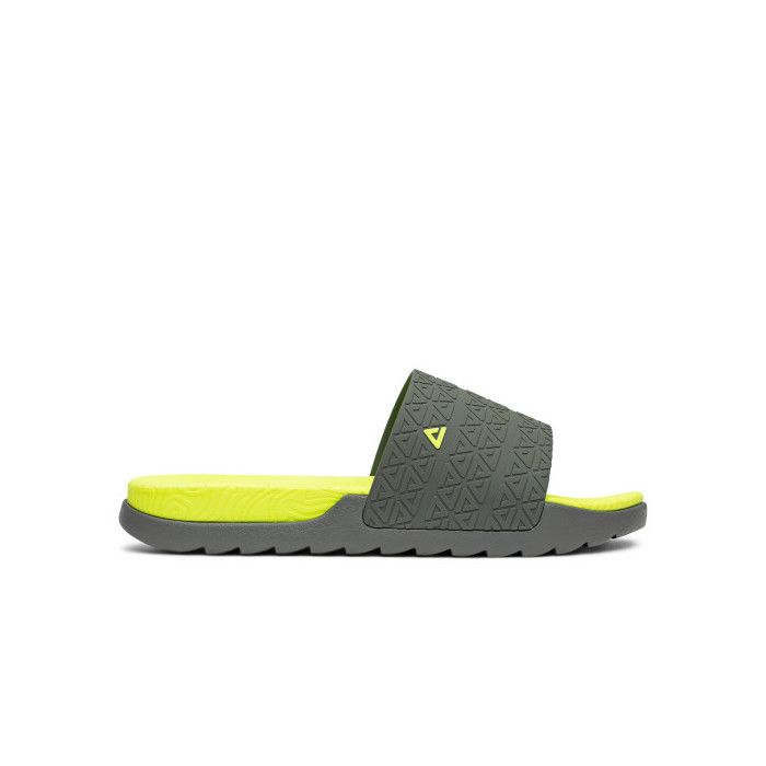 Slippers - Tachi - MID GREY LT.GREY - Confortables - Semelle souple - Design épuré