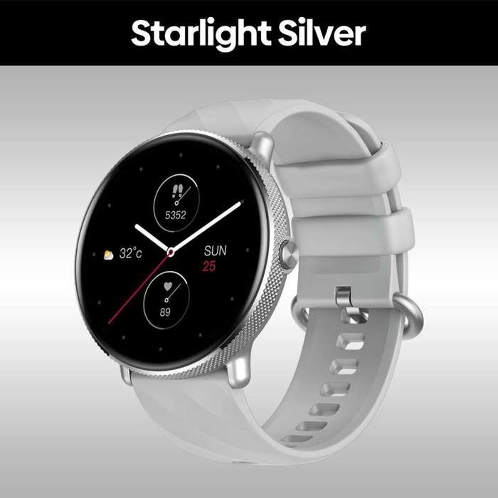 Zeblaze GTR 3 Pro - Montre Intelligente AMOLED Affichage 316L En Acier Inoxydable - Silver