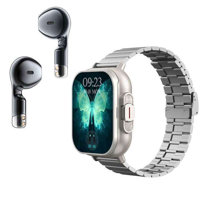 Montre Connectée D8 TWS 2 en 1 – Montre + Écouteurs