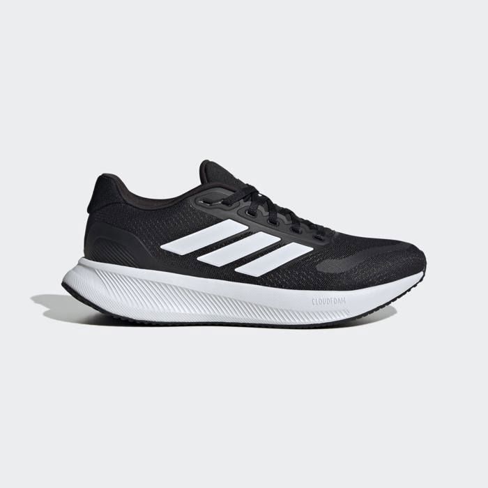 Chaussure de running - ADIDAS - RUNFALCON 5 - Pour Femme - Noire et blanche
