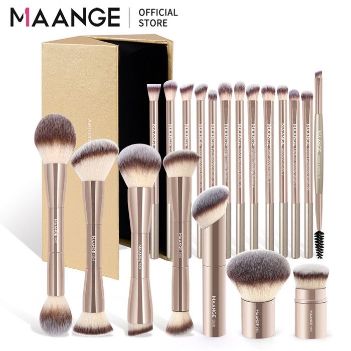 18 pcs Make-up brush with box