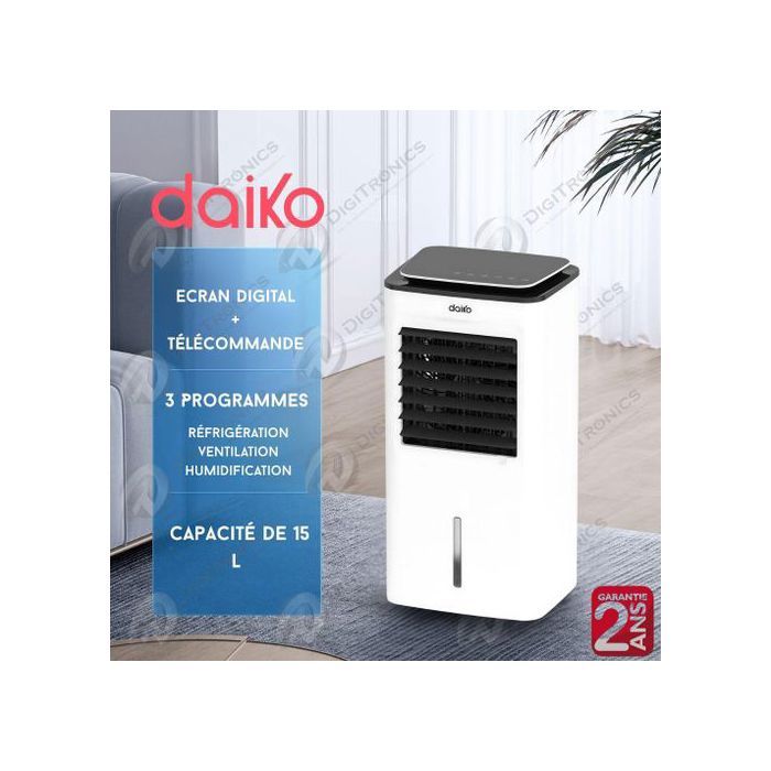 Ventilateur Air Cooler 3 en 1, 15L, Écran Tactile, Télécommande, VACR-7951EK