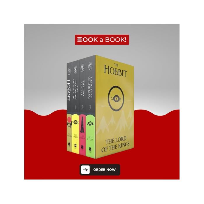 The Lord of the Rings and The Hobbit by J.R.R. Tolkien (Original 4 Books Box Set) (Imported Limited Edition)
