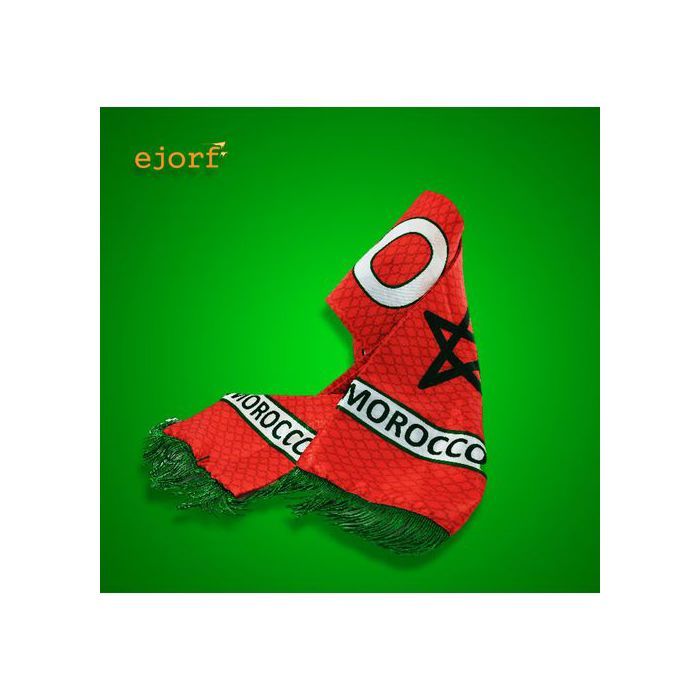 Écharpe Supporter - Maroc - Satin - Rouge - Motifs Traditionnels - Confortable