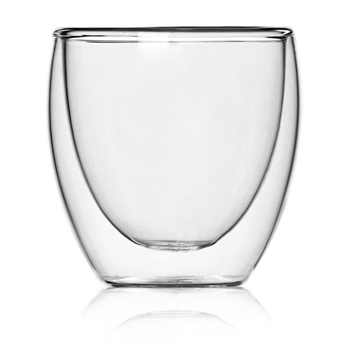 Set de 2 VerreS à café - KAE1700_MJ - 250 ml - Double paroi - Design moderne