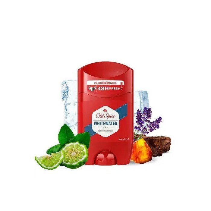 Old Spice Whitewater – Déodorant Stick 50 ml – Sans Aluminium