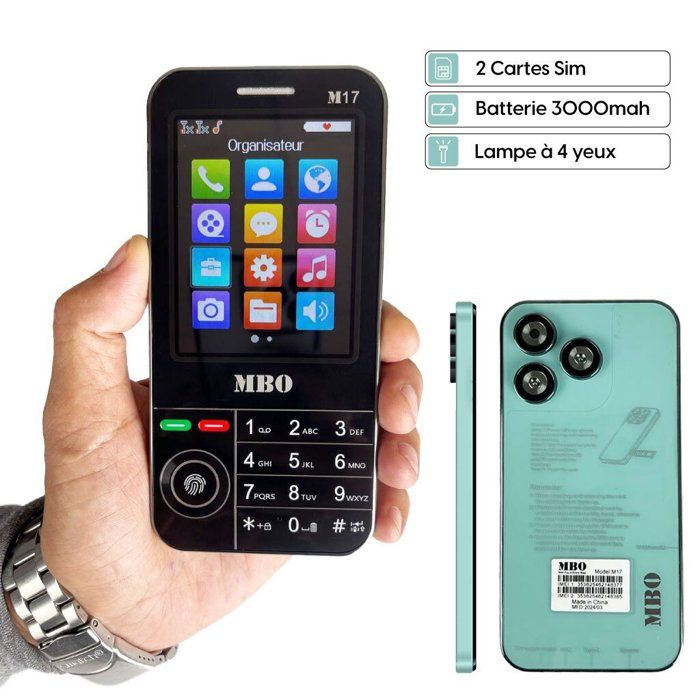Telephone M17 PRO Double Carte Sim