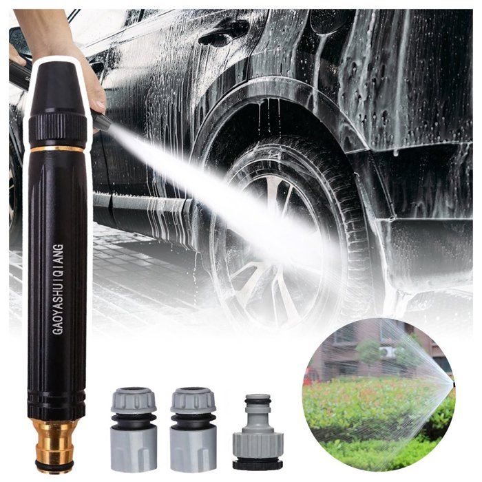 Pistolet D'eau En Métal À Pression Réglable