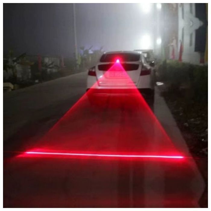 feu arrière anti-collision pour véhicule Enquêter antibrouillard laser à LED pour voiture,feu de freinage à l'iode