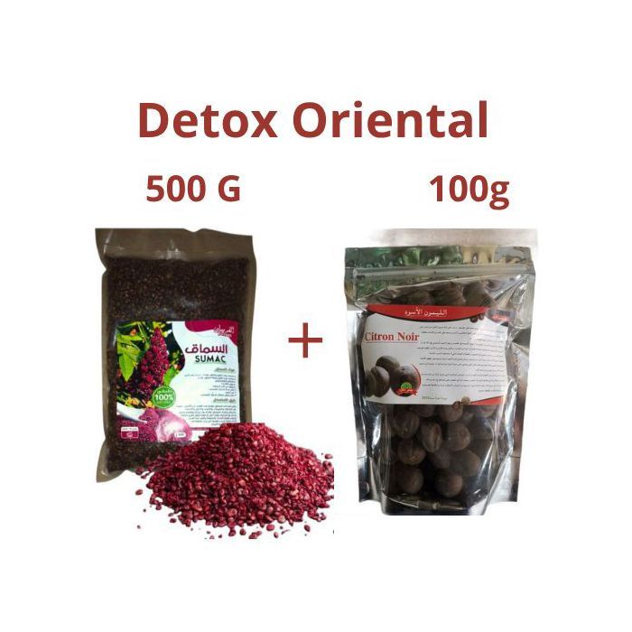 DETOX CUISINE ORIENTALE , SUMAC + CITRON NOIRE