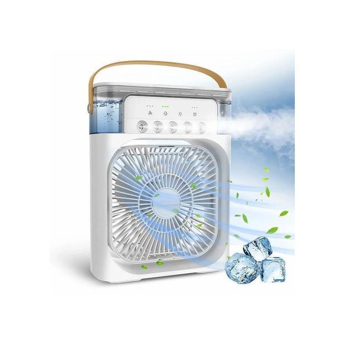 Ventilateur Portable - Mini - 3 en 1 - USB - Silencieux - 3 Vitesses