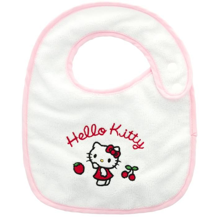 2 Bavoirs Face Eponge/Face Imperméable HELLO KITTY