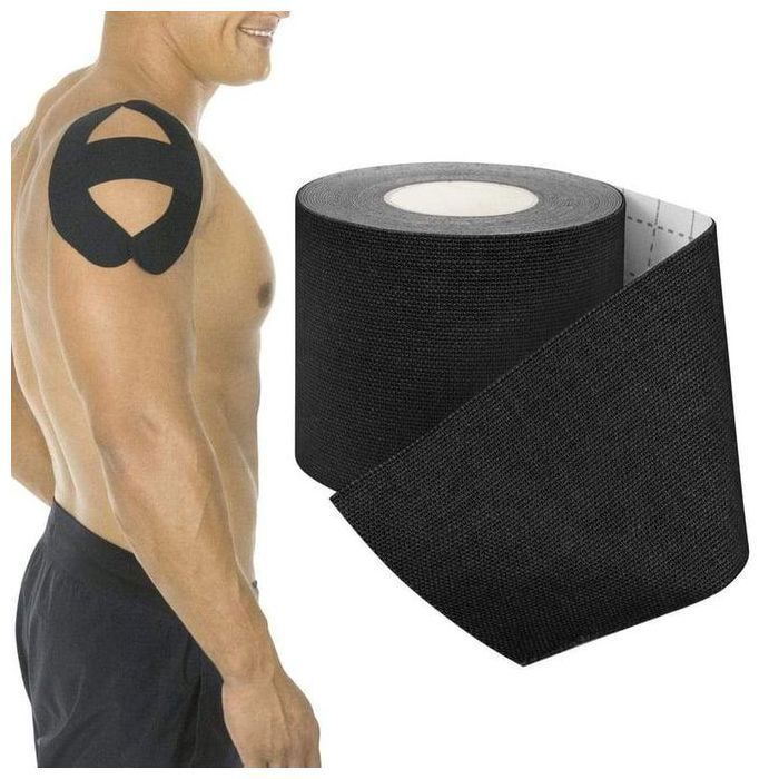 Bande de kinésiologie élastique adhésive 5m/5cm soutien des blessures sportives