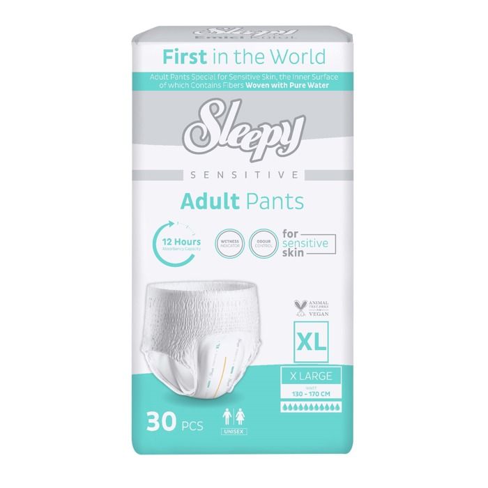 SLEEPY SENSITIVE CULOTTE ADULTE XL x 30