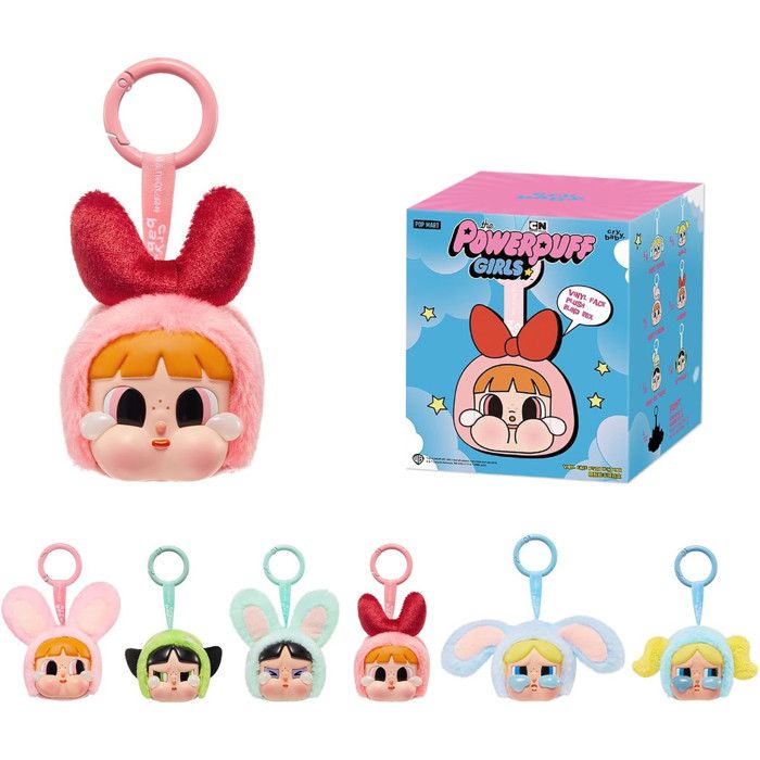 Peluche Pop Mart Crybaby X Powerpuff Girls Series Blossom