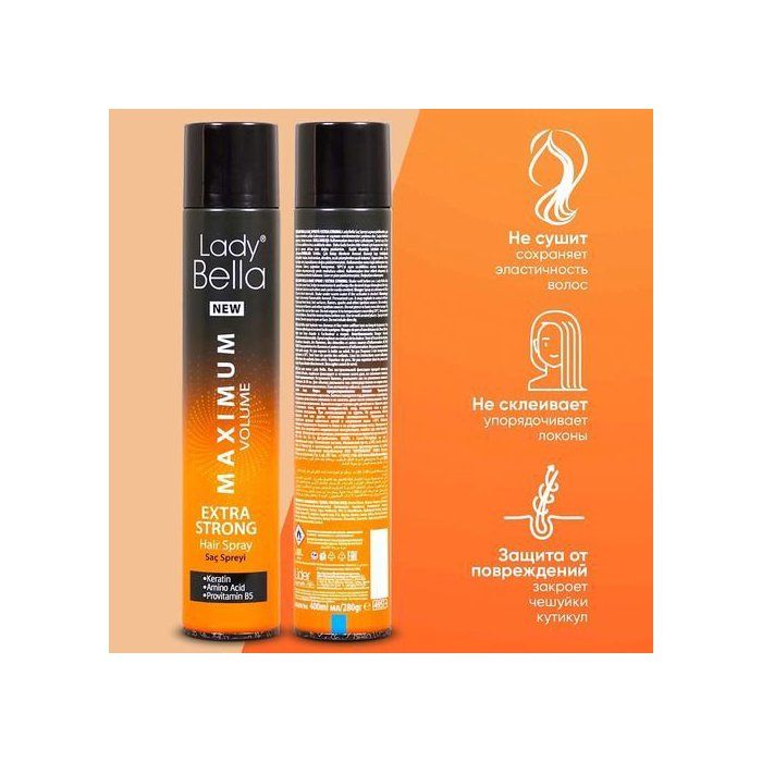 Lady Bella Laque volume maximum, 400 ml