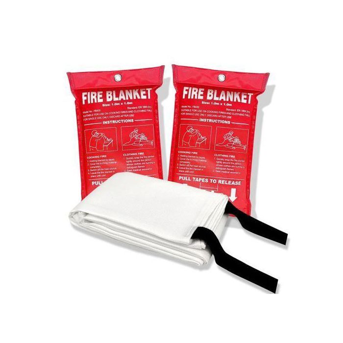 Couverture anti-feu en fibre de verre, protection incendie