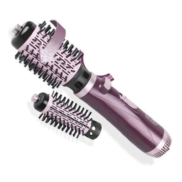 Brosse à Cheveux Rotative à Air Chaud Enzo – Revêtement Céramique – Rotation Bidirectionnelle – Couleur Aléatoire