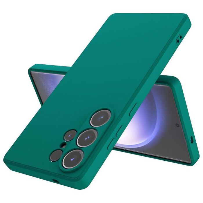 Pochette en Silicone pour Samsung S25 5G- Vert