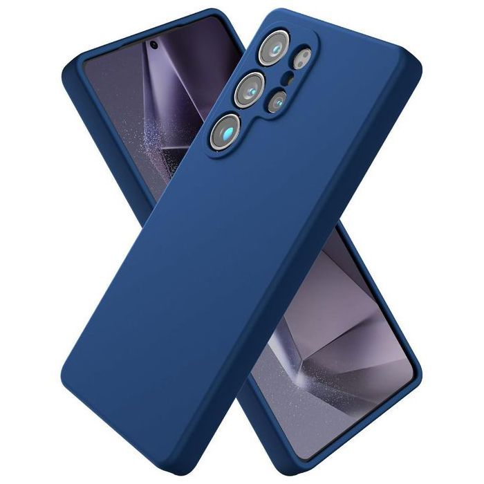 Pochette en Silicone pour Samsung S25 ultra 5G- Bleu