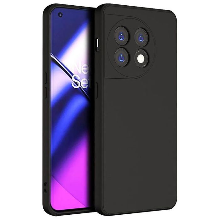 Pochette en Silicone pour OnePlus 11 5G - Noir