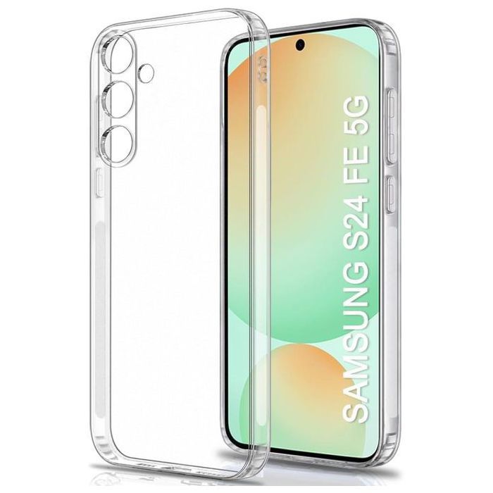 Pochette transparent pour Samsung s24 Fe