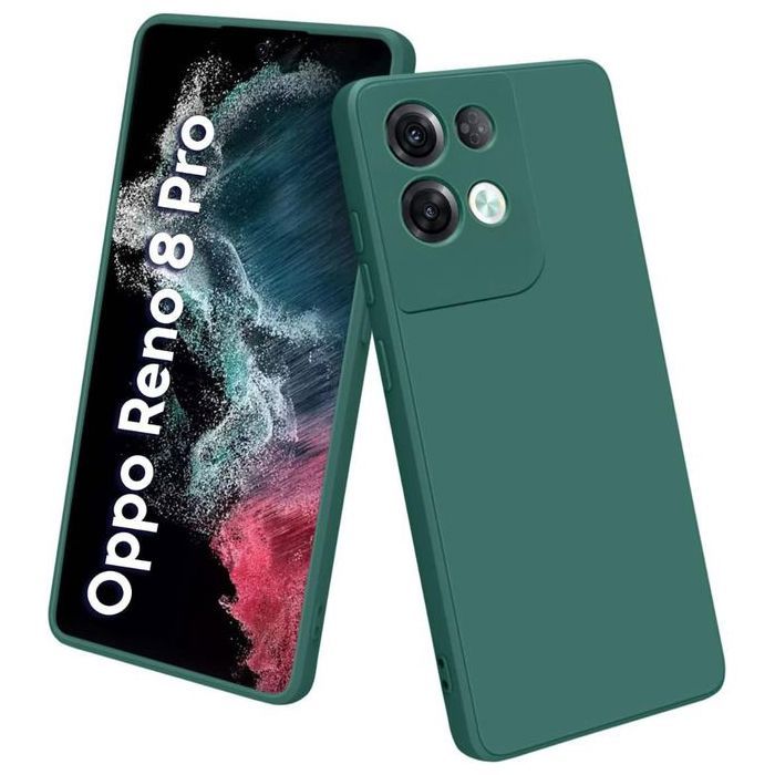 Pochette en Silicone pour oppo reno 8 pro 5G- Vert