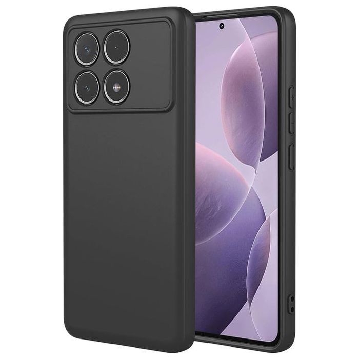 Pochette en Silicone pour Xiaomi Poco f6 Pro 5G - Noir