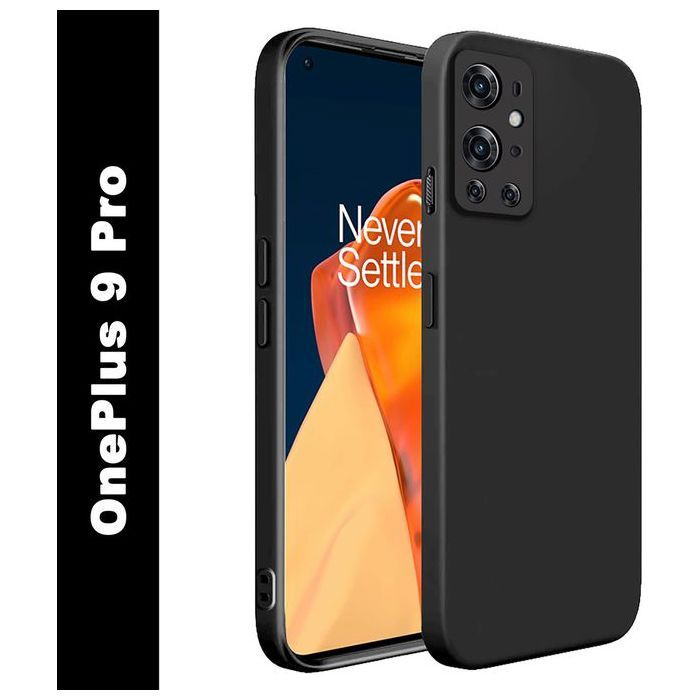 Pochette en Silicone pour OnePlus 9 pro - Noir