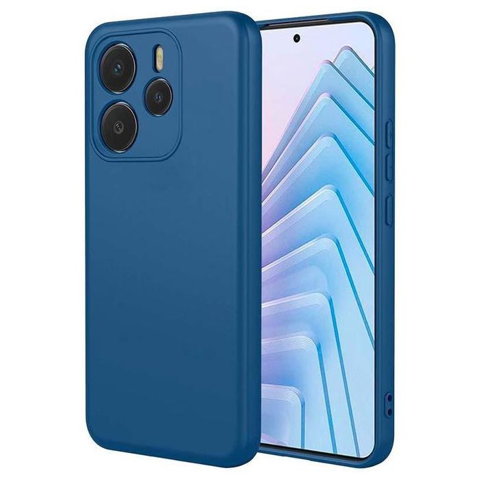 Pochette en Silicone pour Xiaomi Redmi Note 14 4G- Bleu