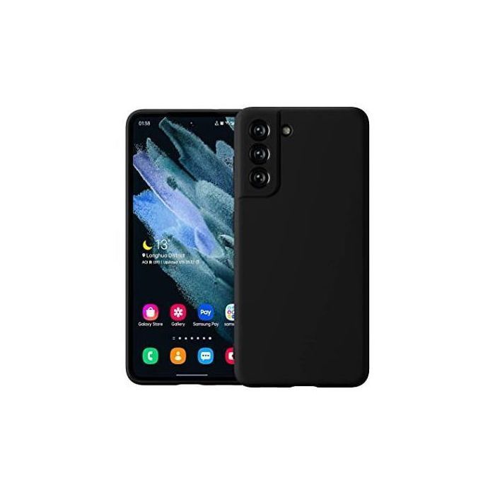 Pochette en Silicone pour Samsung S21 FE- Noir