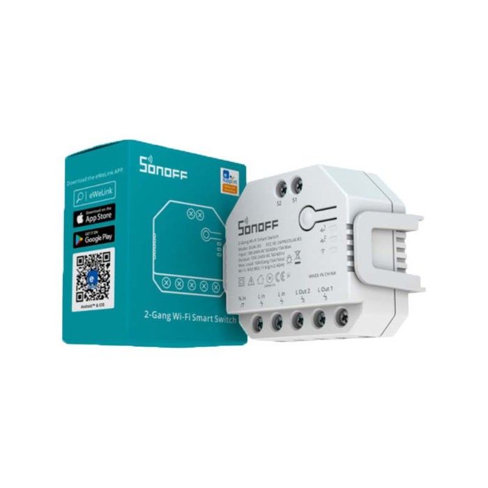 DUALR3 – Module Relais Intelligent Wi-Fi Double Canal
