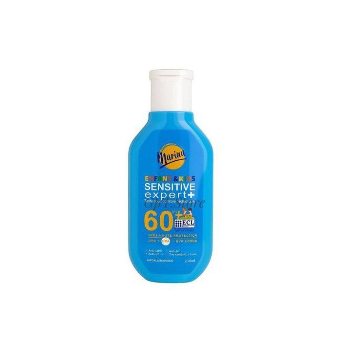 Marina Crème solaire Sensitive Expert+ SPF 60+ Enfants, 230ml