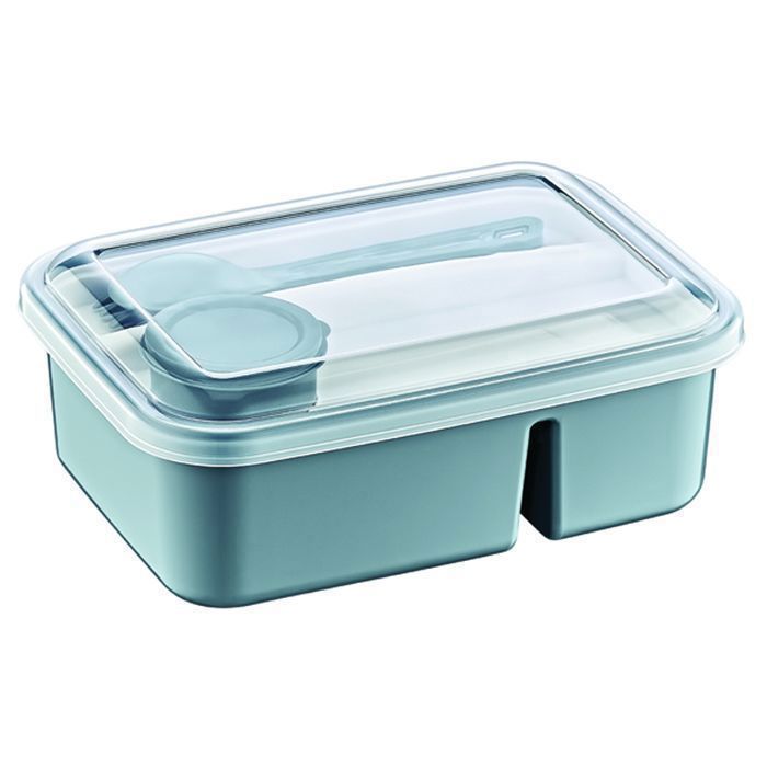 Boîte à Lunch avec Fourchette, Cuillère et Porte-Sauce