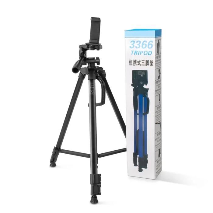Aluminum Tripod-3366 Stand for Phones & Cameras