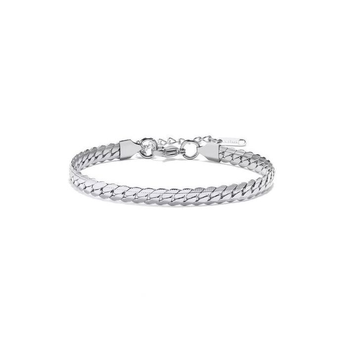 Bracelet - Serpent Chain - Argent - Acier inoxydable - Pour Hommes - Mixte