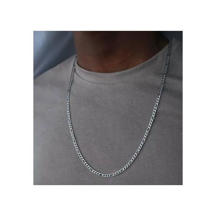 Collier Chaine Simple Elegant En Acier Inoxydable-Pour Hommes 60 CM