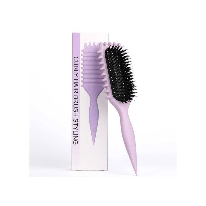 Brosse Pour Définir Les Boucles Cheveux Bouclés-Curly Hair styling Brush Unisex