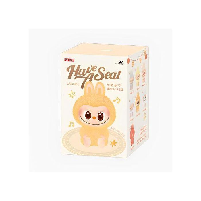 Labubu tissu mystérieux boîte aveugle coeur battement Macaron série poupée Labu tissu peluche sac à dos pendentif,