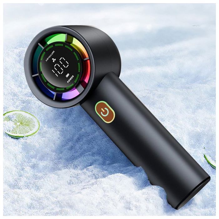 Mini ventilateur RGB hite vitesse rechargeable