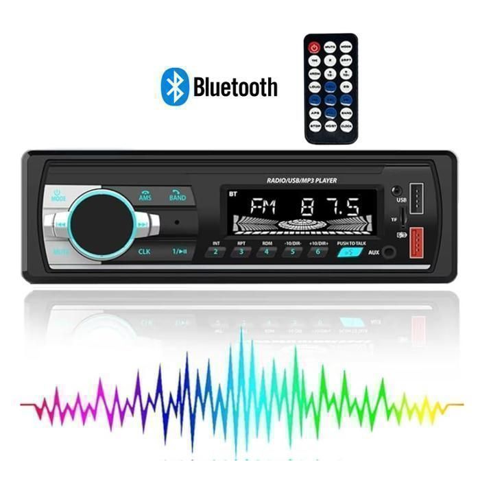 POSTE Radio Voiture Bluetooth -FM -AUX-MP3 / 2 PORT USB