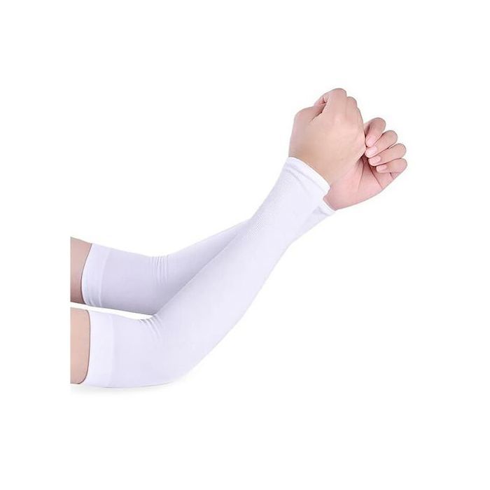 2pcs Manchons de bras de refroidissement Unisex Protection solaire UV SPF +50
