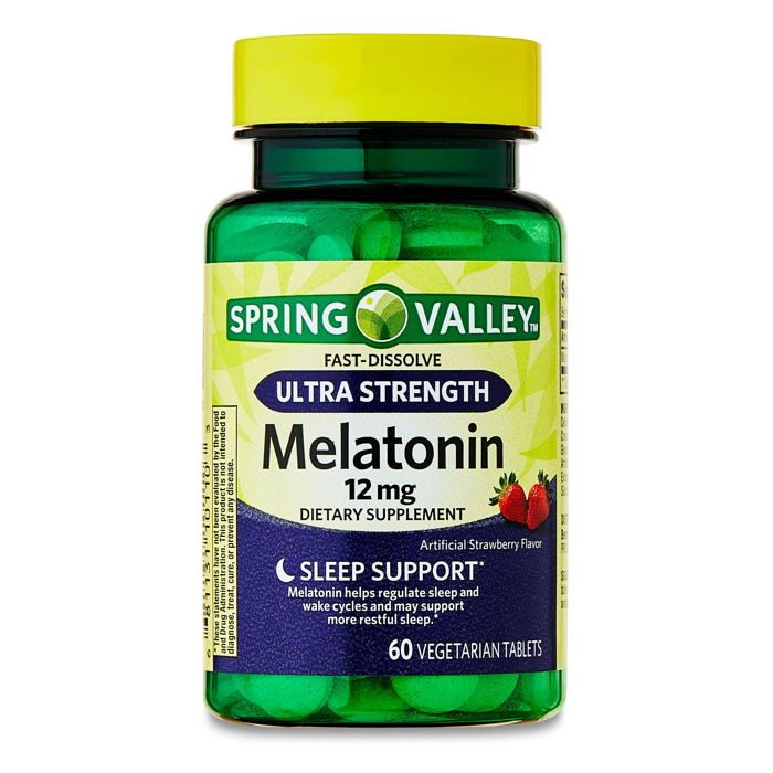 Ultra Strength Melatonin 12 mg 60 tablets